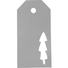 Creativ Company Gift Tags Manilla Marks Silver 15-pack