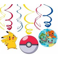 Amscan Swirl Pokemon 6-pack