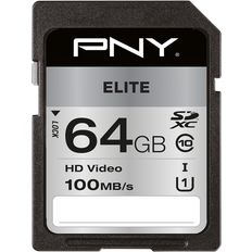 Schede di Memoria & Chiavette USB PNY Micro SDXC Elite UHS-I 64GB Classe 10