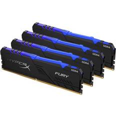 Kingston fury rgb ddr4 Kingston HyperX Fury RGB DDR4 3000MHz 4x8GB (HX430C15FB3AK4/32)