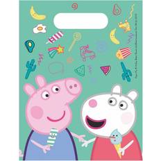 Dier Cadeaupapieren Uitdeelzakjes Peppa Pig (6st)