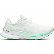 Rubber Sport Shoes Asics Novablast W - White/Mint Tint