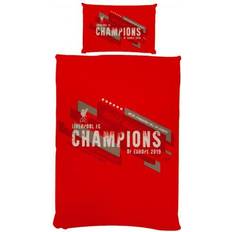 Soft Furnishings Liverpool FC Champions of Europe Påslakan Röd (200x135cm)