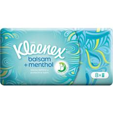 Hygieneartikler Kleenex Balsam + Menthol 8-pack