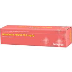 ABECE Receptfria läkemedel Diclofenac ABECE 11.6mg/g 100g Gel