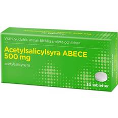 ABECE Receptfria läkemedel Acetylsalicylsyra ABECE 500mg 30 st Tablett