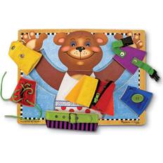 Puzzles à Boutons Melissa & Doug Apprendre, boutonner, lacer, fermer