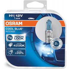 H1 cool blue osram Osram H1 Cool Blue Intense Halogen Lamps 55W P14.5s 2-pack