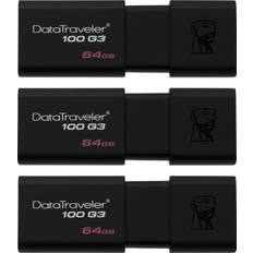 Kingston USB 3.0 DataTraveler 100 G3 64GB (3-pack)