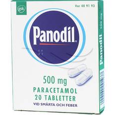 Panodil 500mg Panodil 500mg 20 stk Tablet