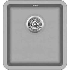 vidaXL Evier De Cuisine En Granit Bac Unique Gris Grey