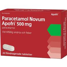 Paracetamol tablett Paracetamol Novum Apofri 500mg 20 st Tablett