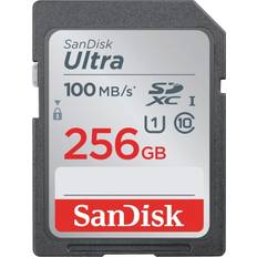 Sandisk 256gb uhs i SanDisk 256GB Ultra SDXC UHS-I/Class 10 Memory Card, Speed Up to 100MB/s (SDSDUNR-256G-GN6IN)