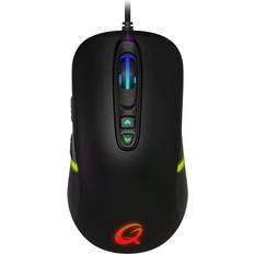 QPAD DX-30 Souris Ergonomique 7 Boutons Filaire USB Noir Soyeux