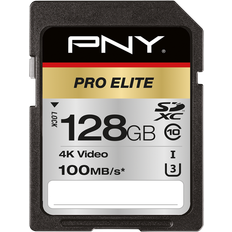 Pny pro elite usb PNY Pro Elite SDXC Class 10 UHS-I U3 100/90MB/s 128GB