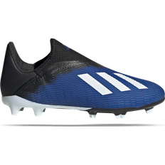 30½ Fotballsko adidas Junior X 19.3 FG Laceless - Team Royal Blue/Cloud White/Core Black