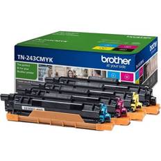 Brother TN-243CMYK Couleur Noir - Cyan/Magenta