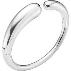 Georg jensen mercy armring i sølv Georg Jensen Mercy Hinged Armbånd - Sølv