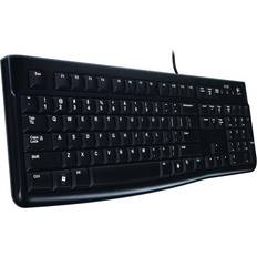 Nórdico - Sí Teclados Logitech K120 Corded Keyboard USB Qwerty Inglés