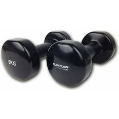 5 kg - Hantelsets Hanteln Tunturi Vinyl Dumbbells 2x5kg