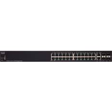 Cisco Interruptores Cisco SF350-24 Gestionado L2/L3 Fast Ethernet 10/100 Negro