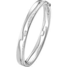 Georg Jensen Fusion Bracelet - White Gold/Diamonds