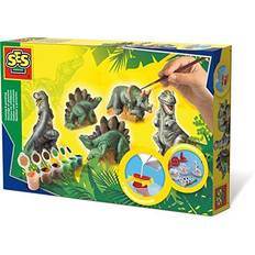 Dyr Hobbybokser SES Creative Dinosaurs Casting & Painting Set 01406