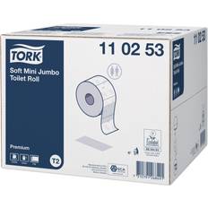 Tork mini jumbo toiletpapir Tork Premium Soft Mini Jumbo T2 2-Ply Toilet Roll 12-pack