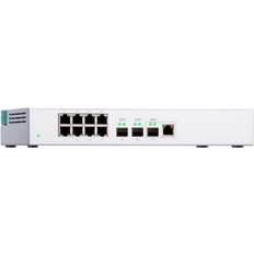 QNAP Interruttori QNAP QSW-308-1C 8 Porte RJ-45 10/100/1000 + 2 x 10 Gigabit SFP+ + 1 X SFP+ 10 Gigabit Combo