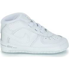 Leather Trainers Children's Shoes Nike Air Force 1 Crib TD - White