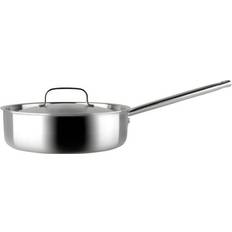 Acier Inoxydable Sauteuses Pillivuyt Gourmet Somme avec couvercle 24 cm