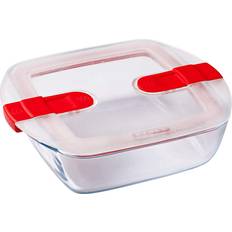 Pyrex Organizzazione Cucina Pyrex Cook & Heat Microwave Square Contenitore per cibo 1L