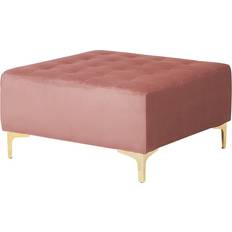 Poggiapiedi Beliani Aberdeen Velvet Foot Stool 41cm