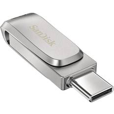 Clés USB SanDisk USB 3.1 Ultra Dual Drive Luxe Type-C 64GB