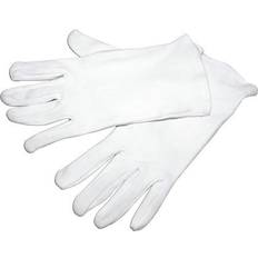 Guanti di Cotone Franz Mensch Guanti in cotone Blanc Hygostar Taglia L, 25 bianco paio confezione