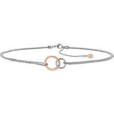Chokers Halsband Tommy Hilfiger Open Circle Choker - Rose Gold/Silver