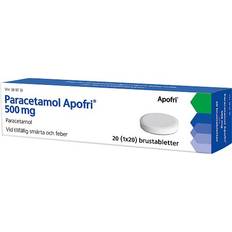 Paracetamol 500mg Paracetamol Apofri 500mg 20 st Brustablett