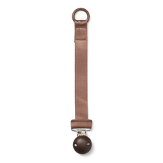 Elodie Details Pacifier Clip Wood Chocolate