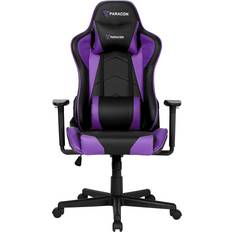 Armlæn - Justerbare armlæn - Stof Gamer stole Paracon Brawler Gaming Chair - Black/Purple