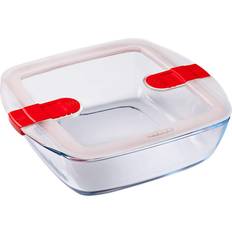 Pyrex Cook & Heat Microwave Square Boîte alimentaire 2.2L