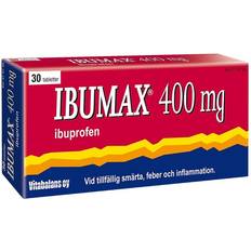 Ibuprofen - Tablett Receptfria läkemedel Ibumax 400mg 30 st Tablett