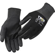 Flex Winter Black Half Dipped Nitrile Glove with Thin Thermos 12-pack