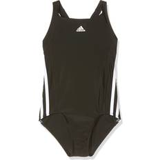 Adidas Girl's 3-Stripes Swimsuit - Black/White (BP5449)