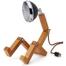 Holz Tischlampen Piffany Mr. Wattson Mini Tischlampe 26cm