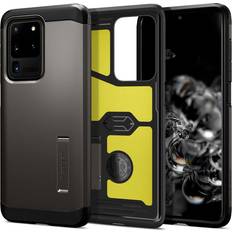 Spigen Tough Armor Coque de protection pour téléphone portable polycarbonate, polyuréthanne thermoplastique (TPU) mousse à impact noir pour Samsung