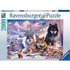 2000 brikker puslespil Ravensburger Wolves in The Snow 2000 Brikker