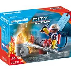 Fire Fighters Play Set Playmobil Gift Set Fire Brigade 70291