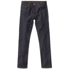 Nudie Jeans Grim Tim - True Navy Mid Waist Slim Fit Men's Denim