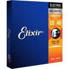 Elixir 12450 NanoWeb 12-String 10-46 Corde Chitarra Elettrica