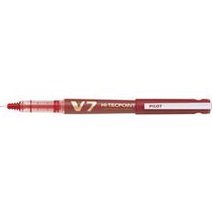 Pilot Hi-Tecpoint Red V7 Refillable Liquid Ink Rollerball Pen